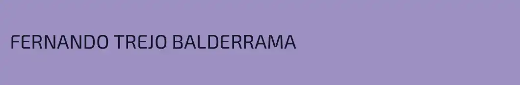 FERNANDO TREJO BALDERRAMA